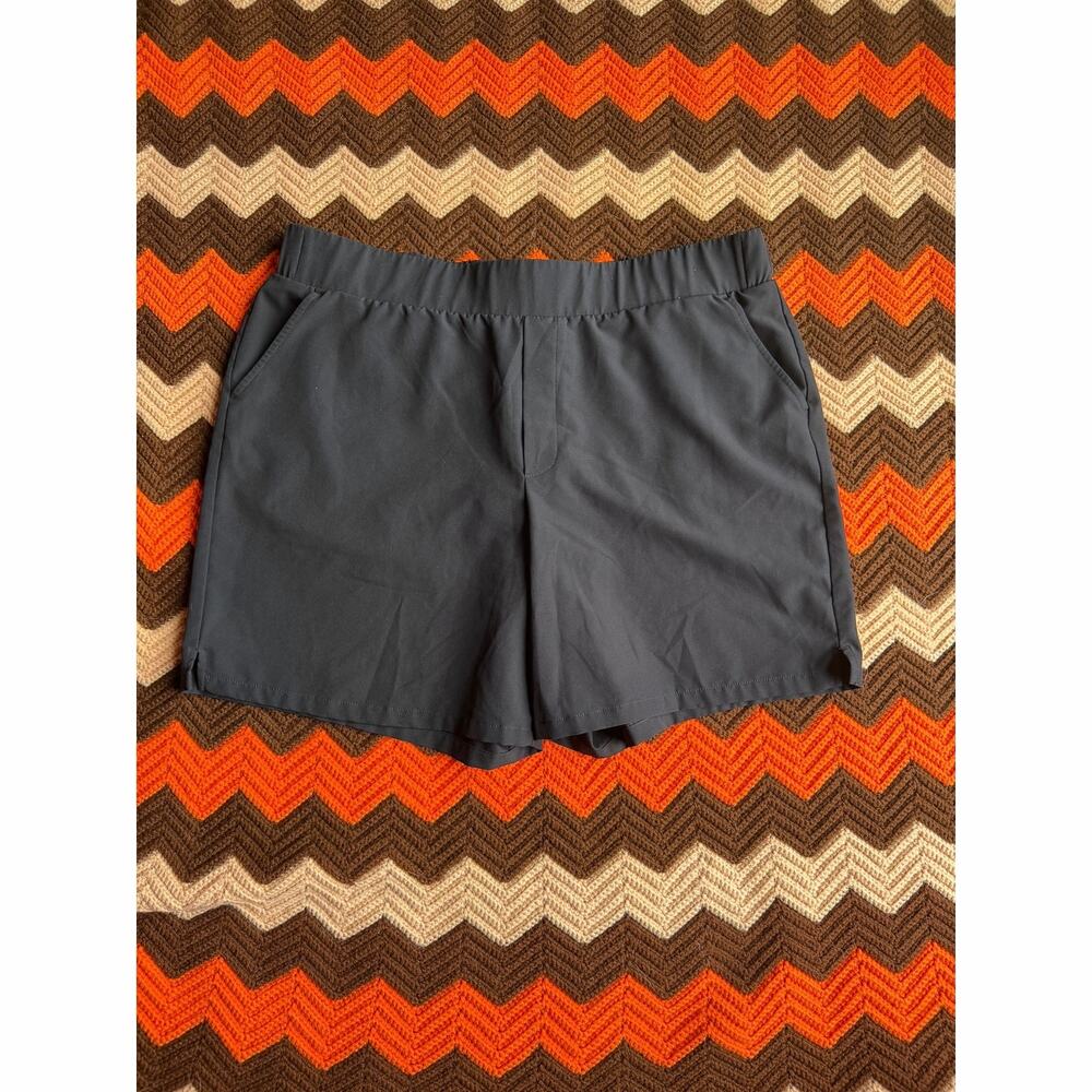 Tek Gear Women's Black Elastic Waist Activewear Workout Shorts Stretch sz XXL